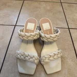 Dolce Vita Women's Cream Braided Sandals